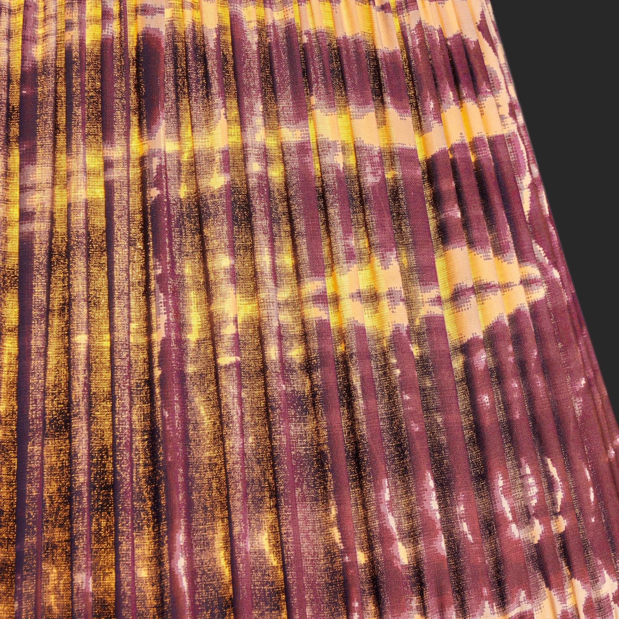 16cm empire shade in Crimson tie dyed cotton