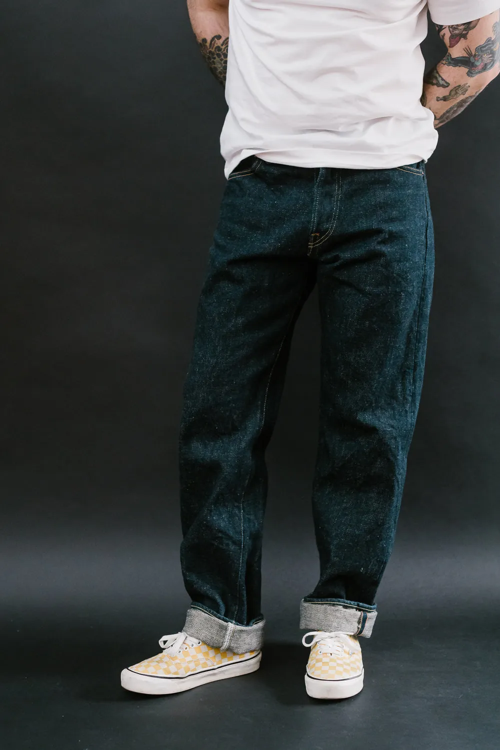 288ZR-KABEG - 20oz "Secret Kabuki Kakishibu Beige" Selvedge Denim - Regular Straight Fit