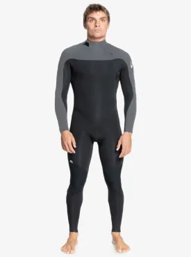 4/3 Everyday Sessions Back-Zip Wetsuit - Black/Gun Metal