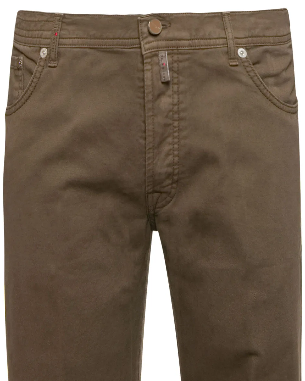 5 Pocket Slim Fit Denim in Light Brown