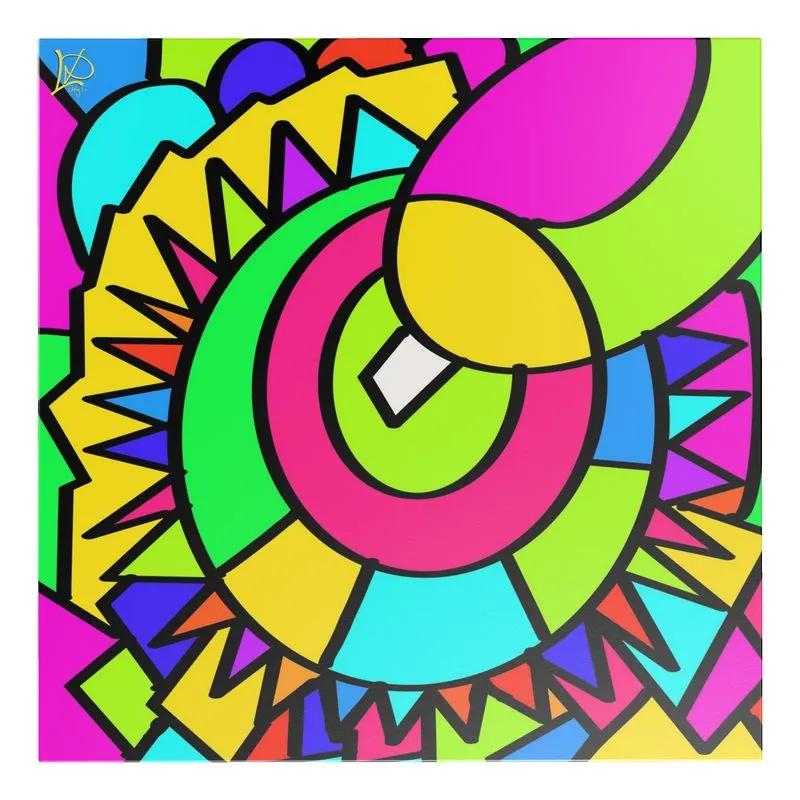 #603 LDCC COFFEE TABLE swirls of color