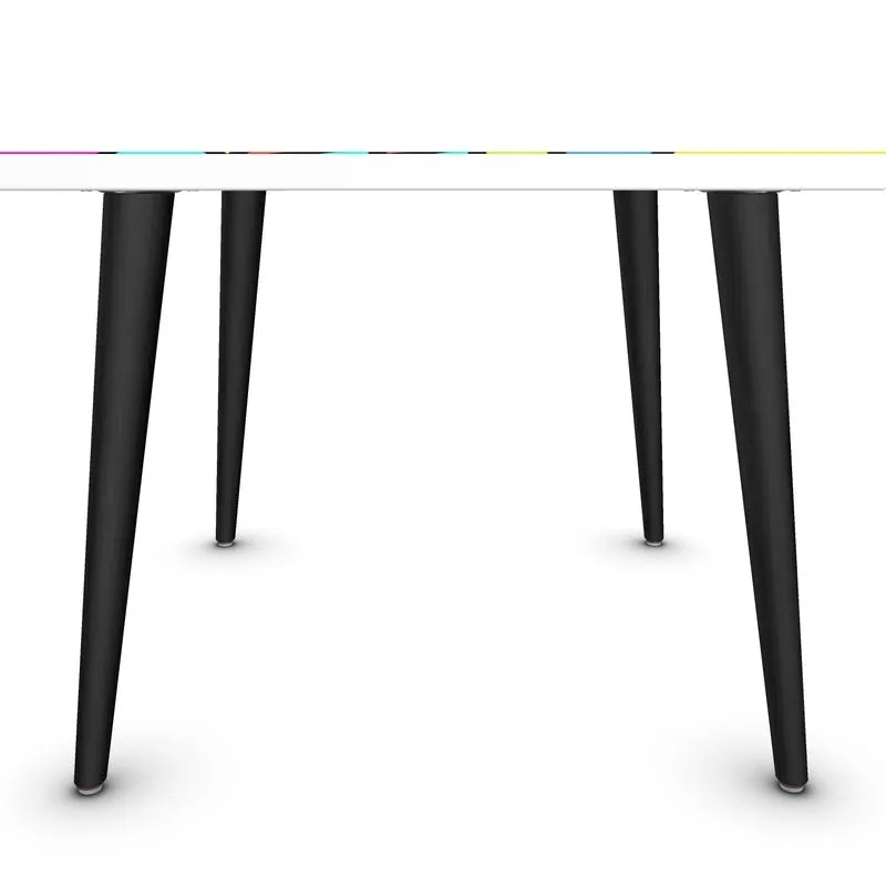 #603 LDCC COFFEE TABLE swirls of color