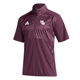 90's MSU Sideline SS 1/4 Zip – Maroon
