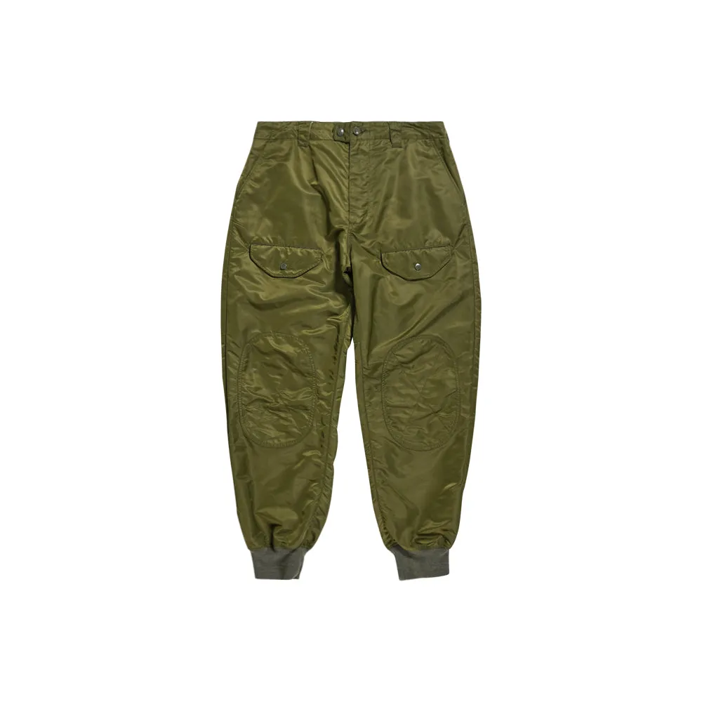 Airborne Pant (Olive Flight Satin Nylon)