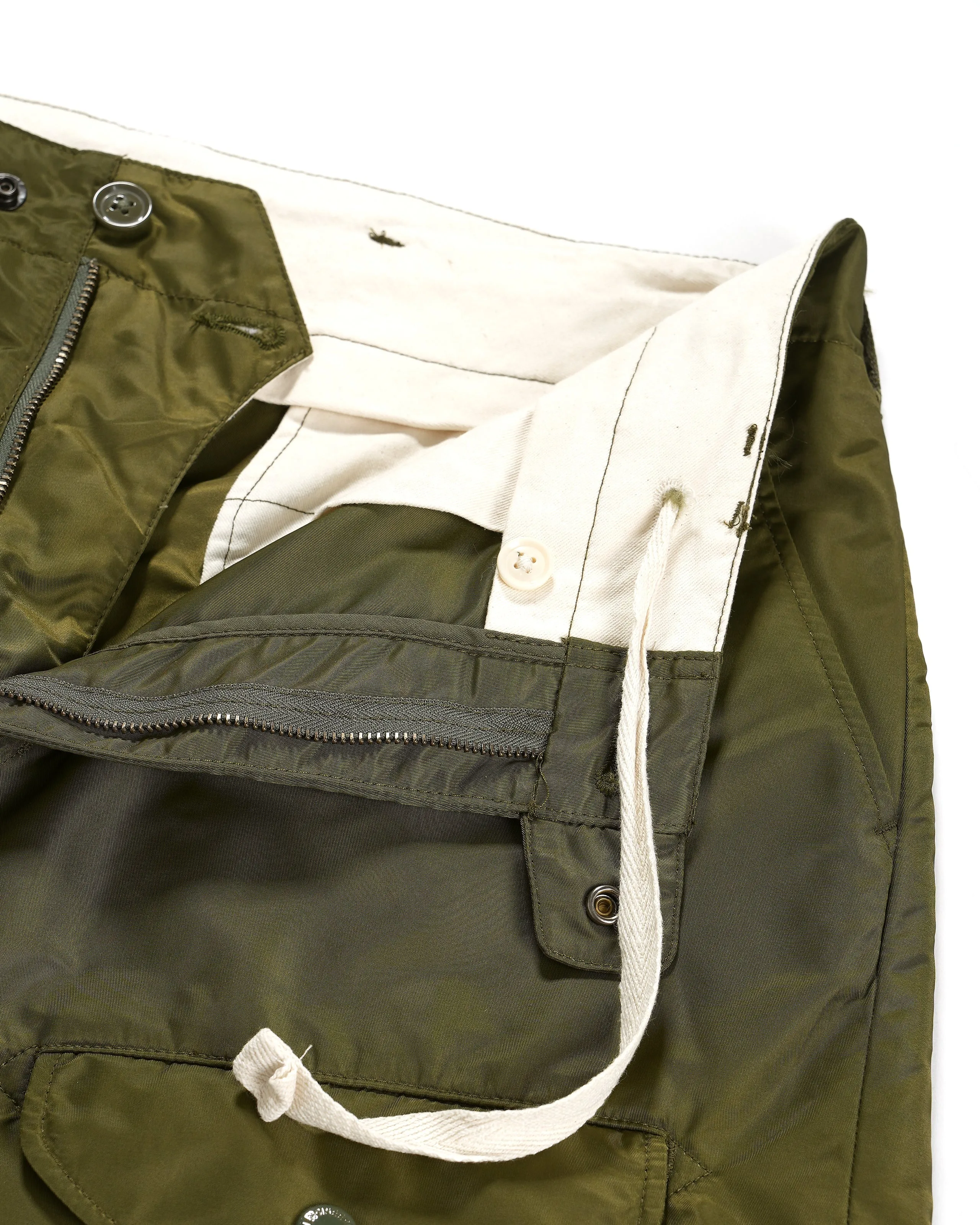Airborne Pant (Olive Flight Satin Nylon)