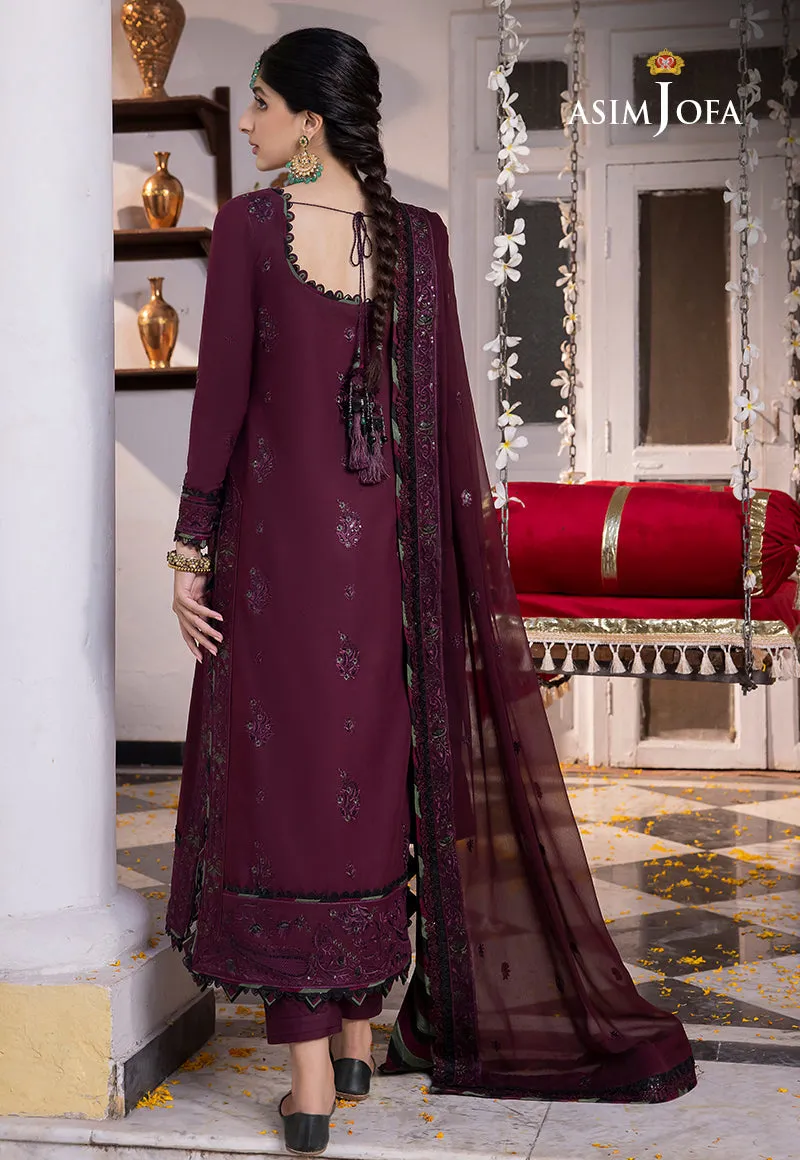 AJAB-05 DESIGNERS STITCHED EMBROIDERED LAWN SILK 3 PCS