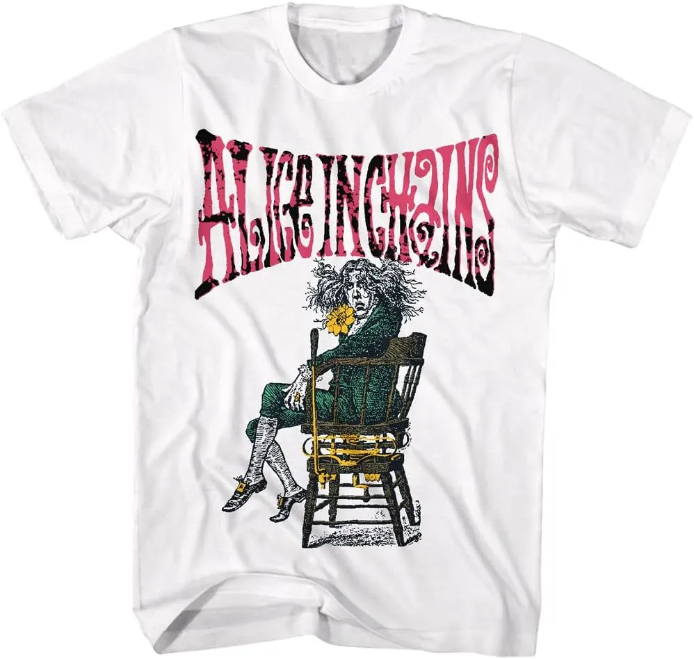 Alice in Chains T Shirt Alice Mens Short Sleeve T Shirts 90s Music Vintage Style Graphic Tees