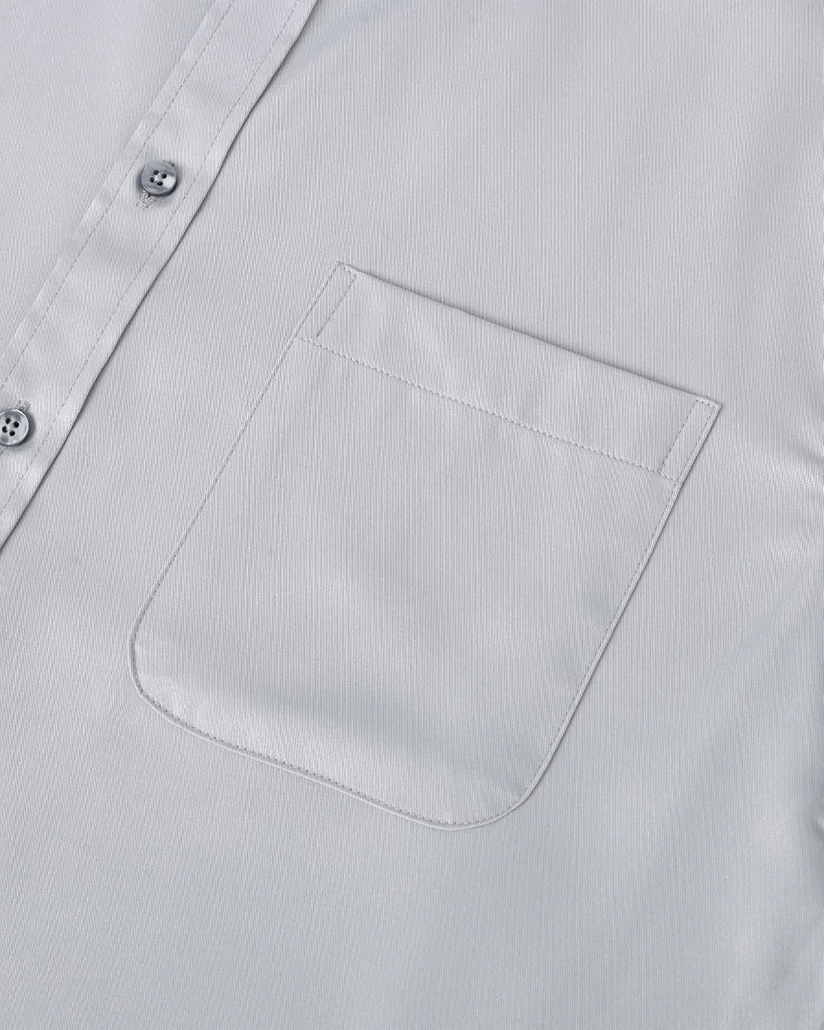 Alimens & Gentle Mens Short Sleeve Dress Shirts Wrinkle Free Solid Casual Button Down Shirts with Pocket