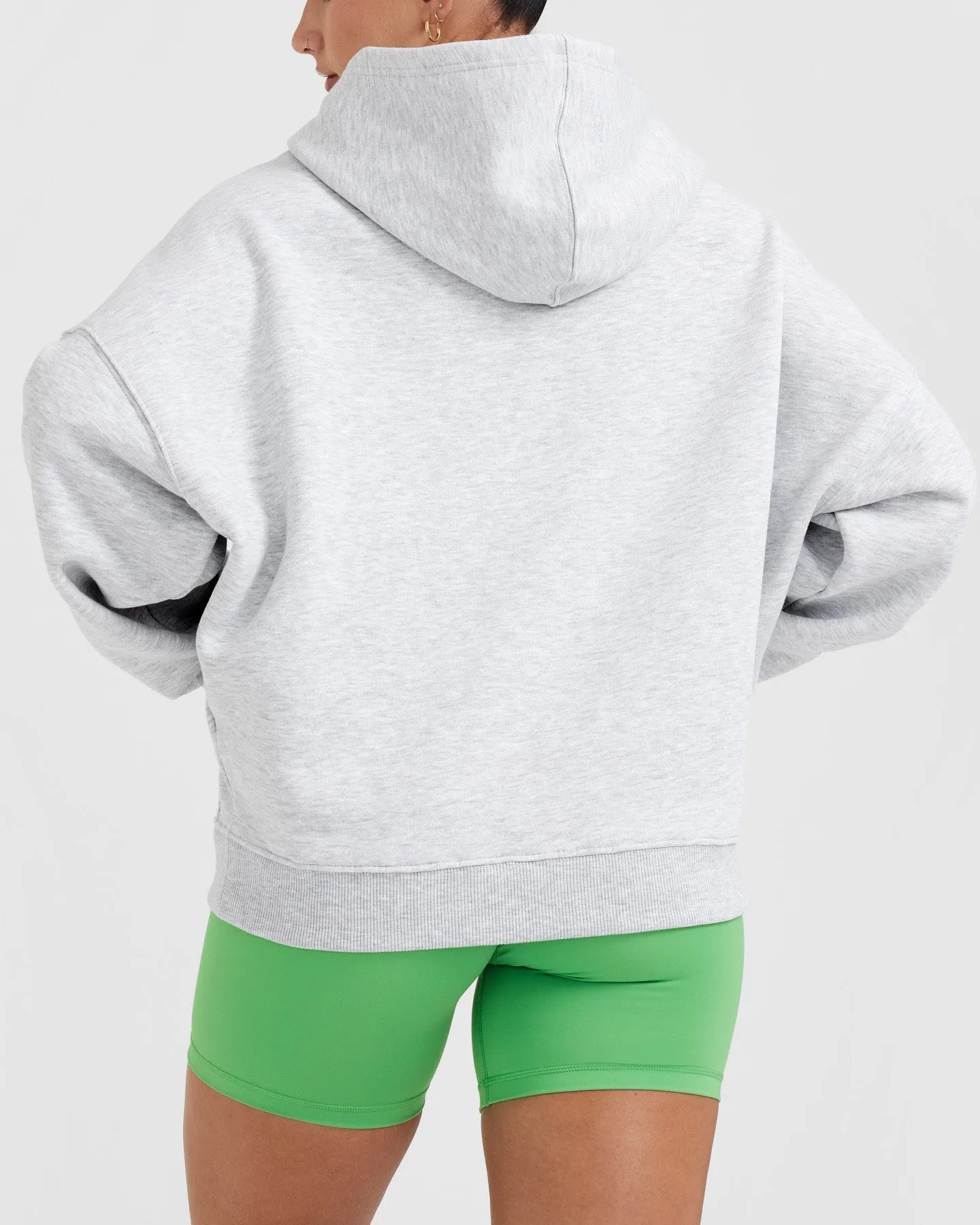 All Day Est 2020 Oversized Hoodie | Light Grey Marl