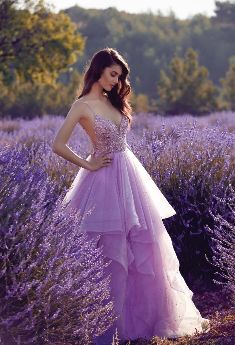Alyce Paris A-Line Ruffle Ball Gown 61672
