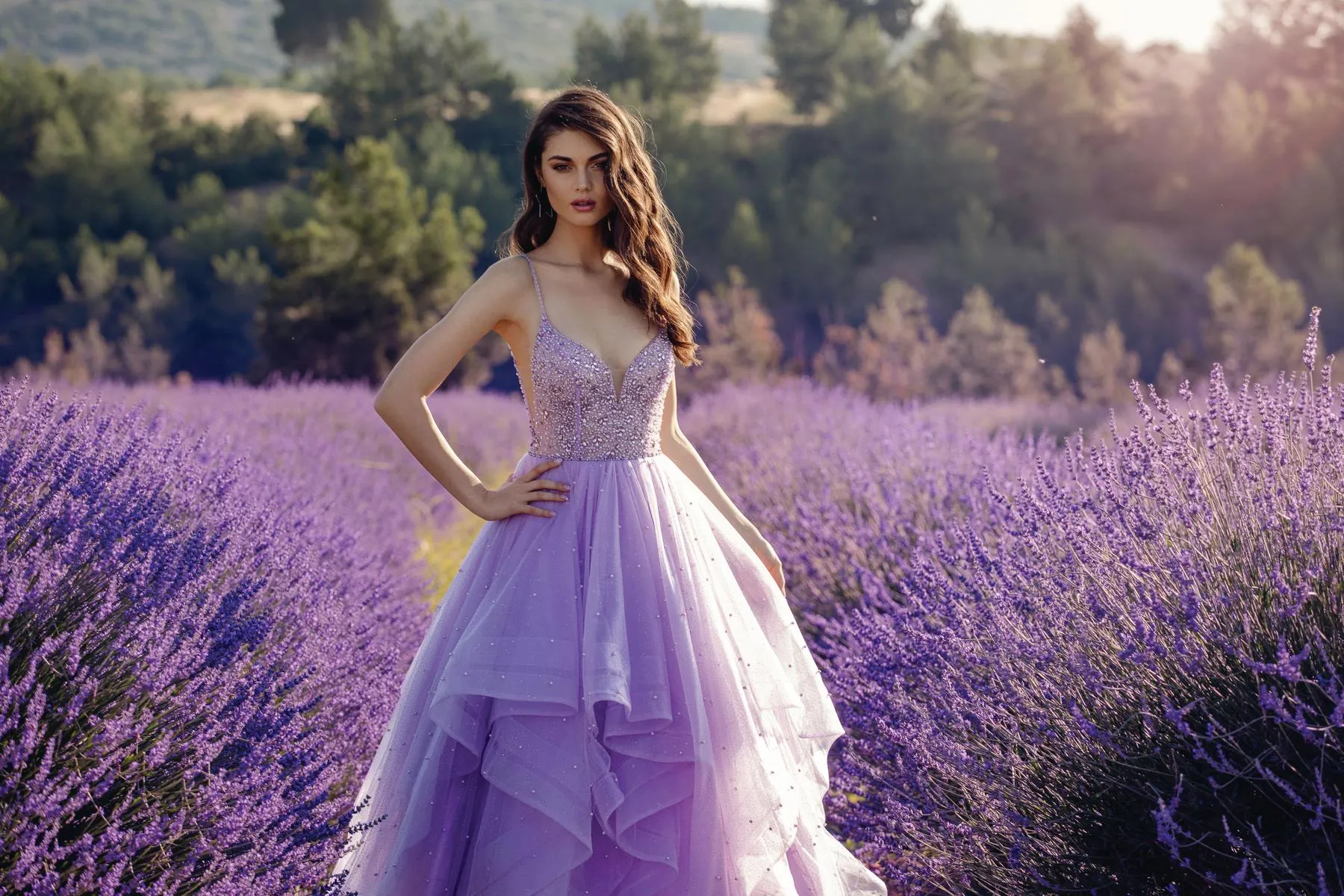 Alyce Paris A-Line Ruffle Ball Gown 61672