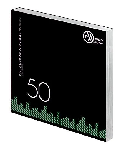 Audio Anatomy 50X 12" PVC GATEFOLD OUTER SLEEVES (100 MICRON)