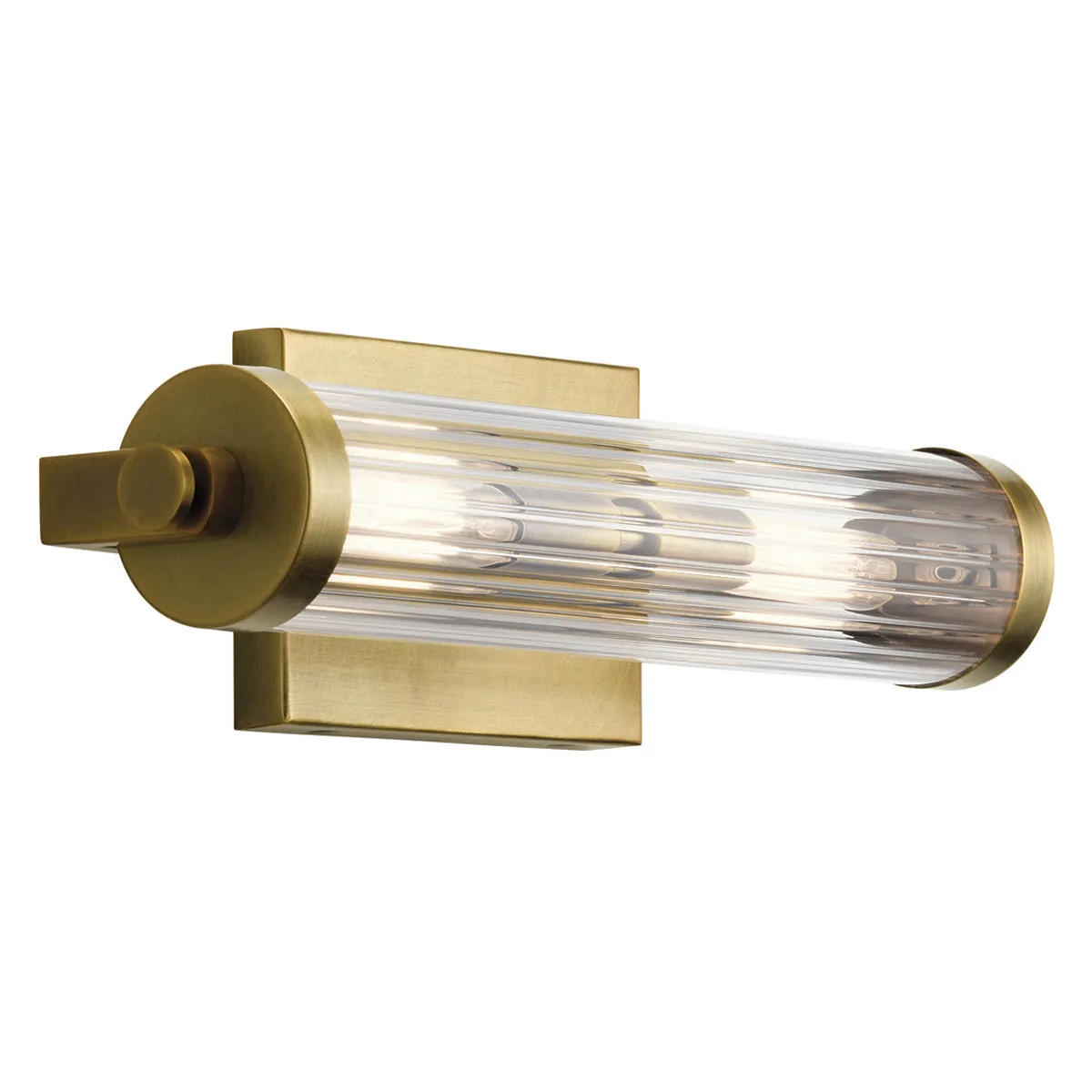 Azores 2/4Lt Bathroom Wall Light IP44 – Polished Chrome/ Brass
