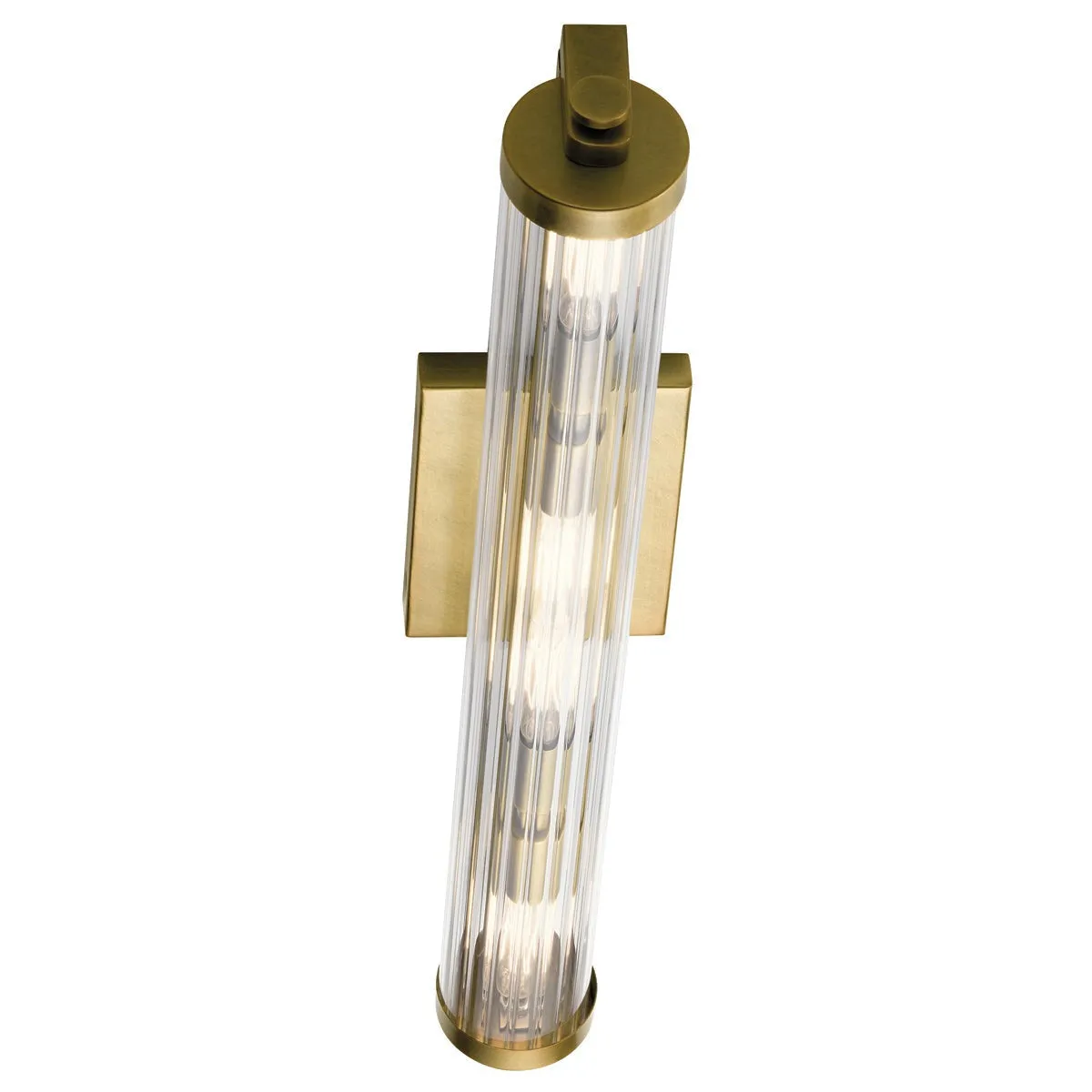 Azores 2/4Lt Bathroom Wall Light IP44 – Polished Chrome/ Brass