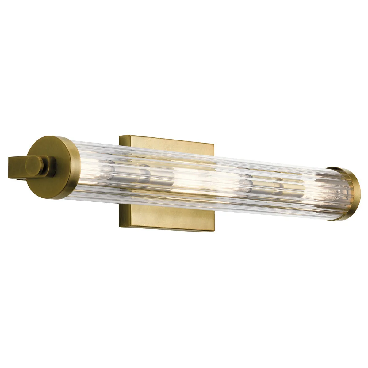 Azores 2/4Lt Bathroom Wall Light IP44 – Polished Chrome/ Brass