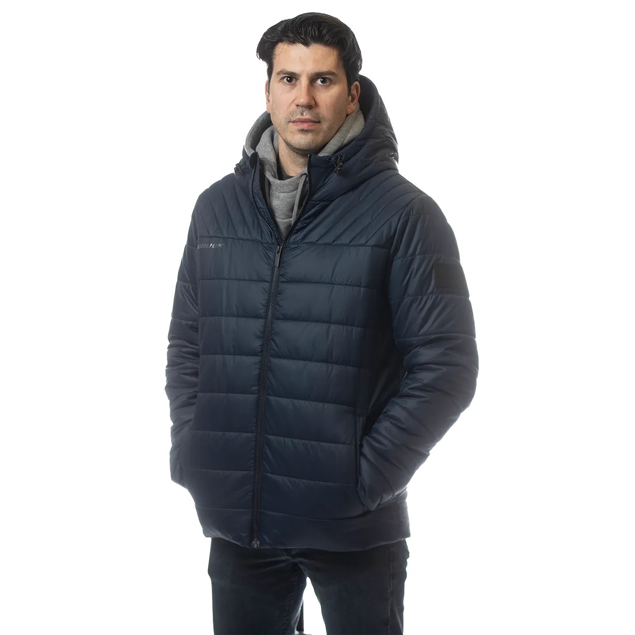 Sure! Here’s an optimized title for the product:

BAUER Youth Hooded Puffer Jacket - Warm and Stylish Winter Coat for Kids

This title includes relevant modifiers that highlight the products target audience (youth), key features (hooded, puffer, warm, stylish), and purpose (winter coat).