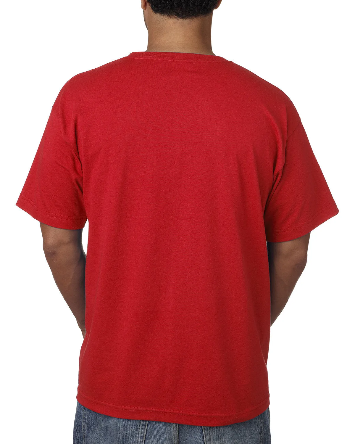 Bayside Adult Short-Sleeve T-Shirt with Pocket
