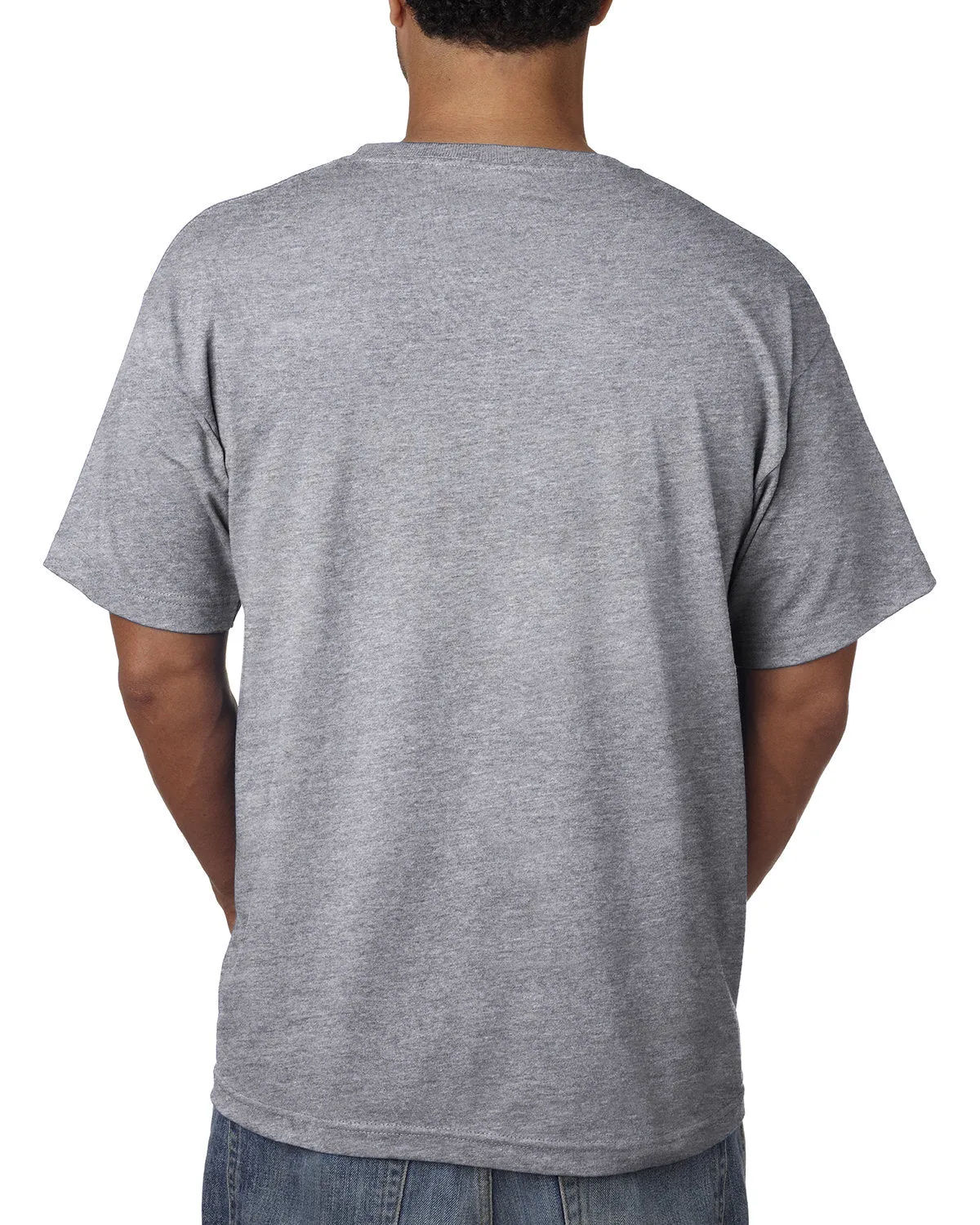 Bayside Adult Short-Sleeve T-Shirt with Pocket