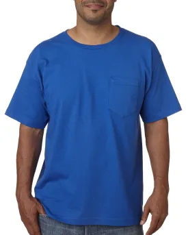 Bayside Adult Short-Sleeve T-Shirt with Pocket