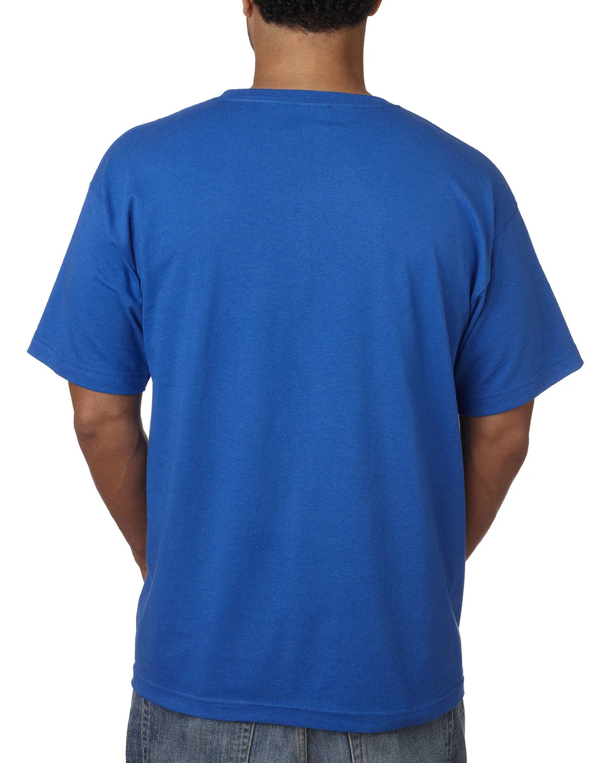 Bayside Adult Short-Sleeve T-Shirt with Pocket