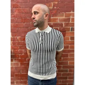 Ben Sherman - All Over Twisted Textured Ivory - Polo