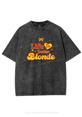 Better Blonde Y2K Shirts Washed Tee Cherrykitten
