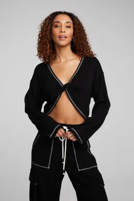 Briaa Shadow Black Long Sleeve Tee