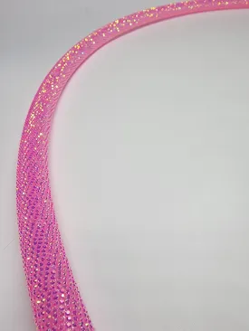 Bubblegum Diamond Taped Hoop