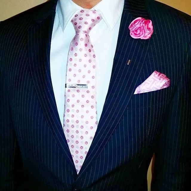 Camden Pink Lapel Flower