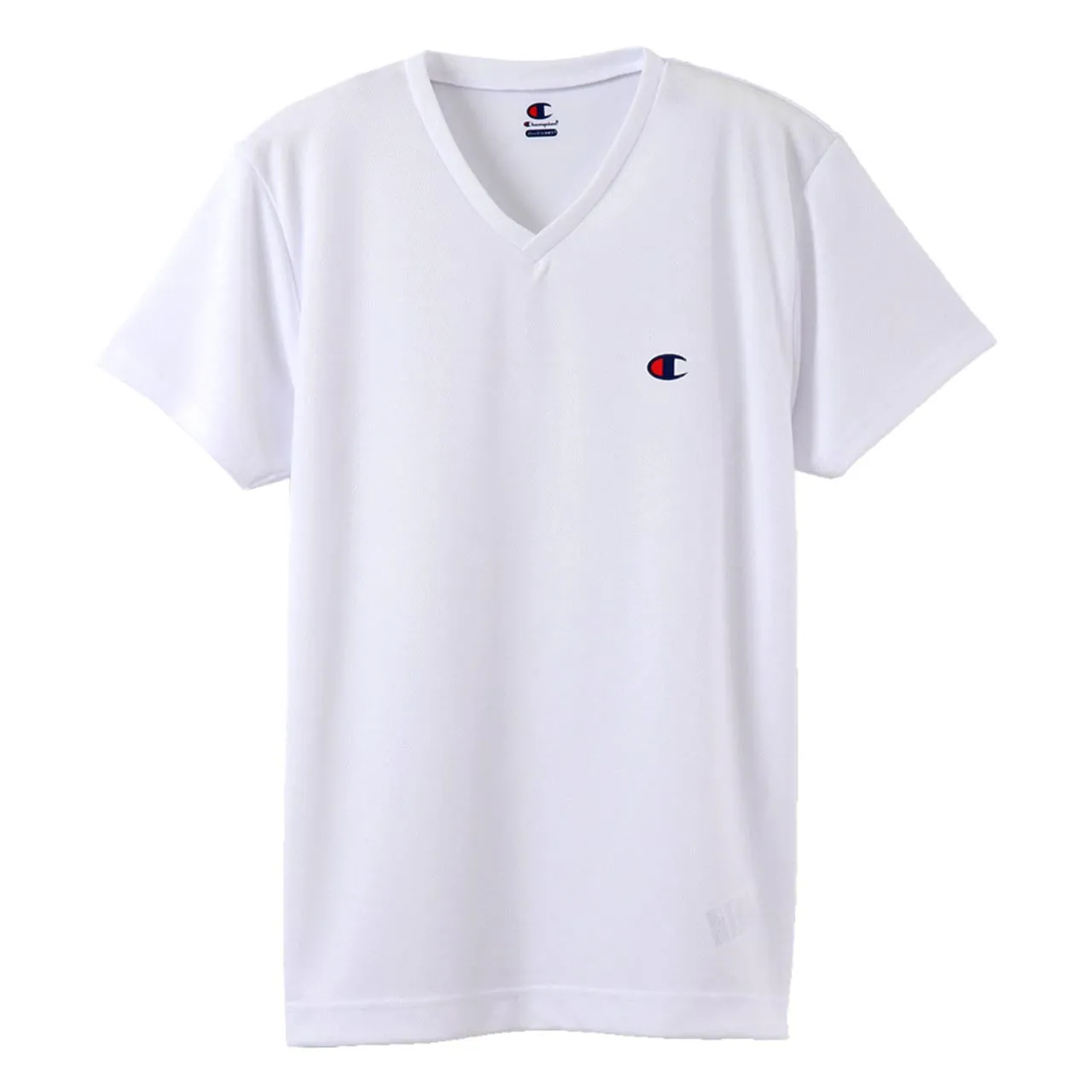Champion メンズ Tシャツ メッシュ Vネック M～LL チャンピオン インナー シャツ 半袖 下着 男性 紳士 肌着 トップス 吸汗 速乾 V首 (在庫限り)