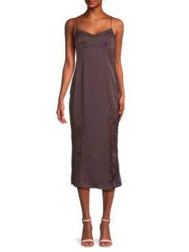 City Cool Intimately Free People slip dress, Chocolate