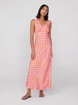 Claire Picnic Check Slip Dress
