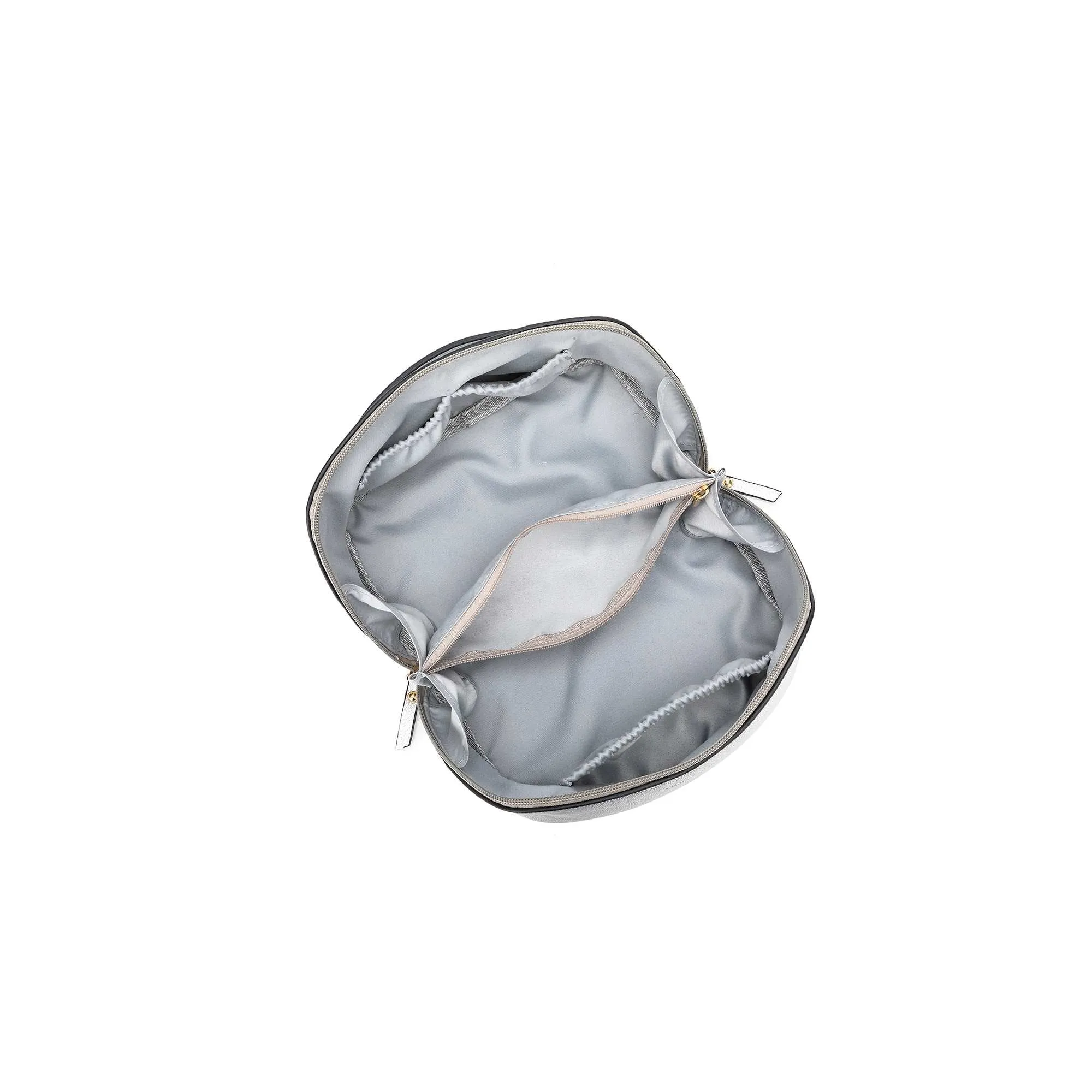 Coco Silver  Makeup Bag