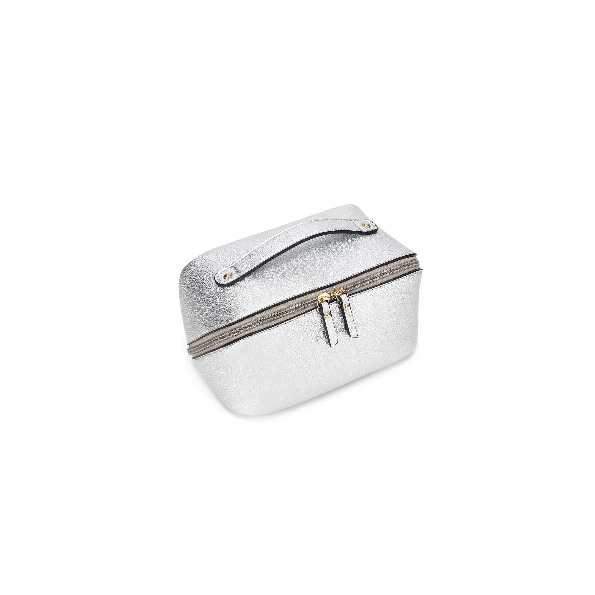 Coco Silver  Makeup Bag