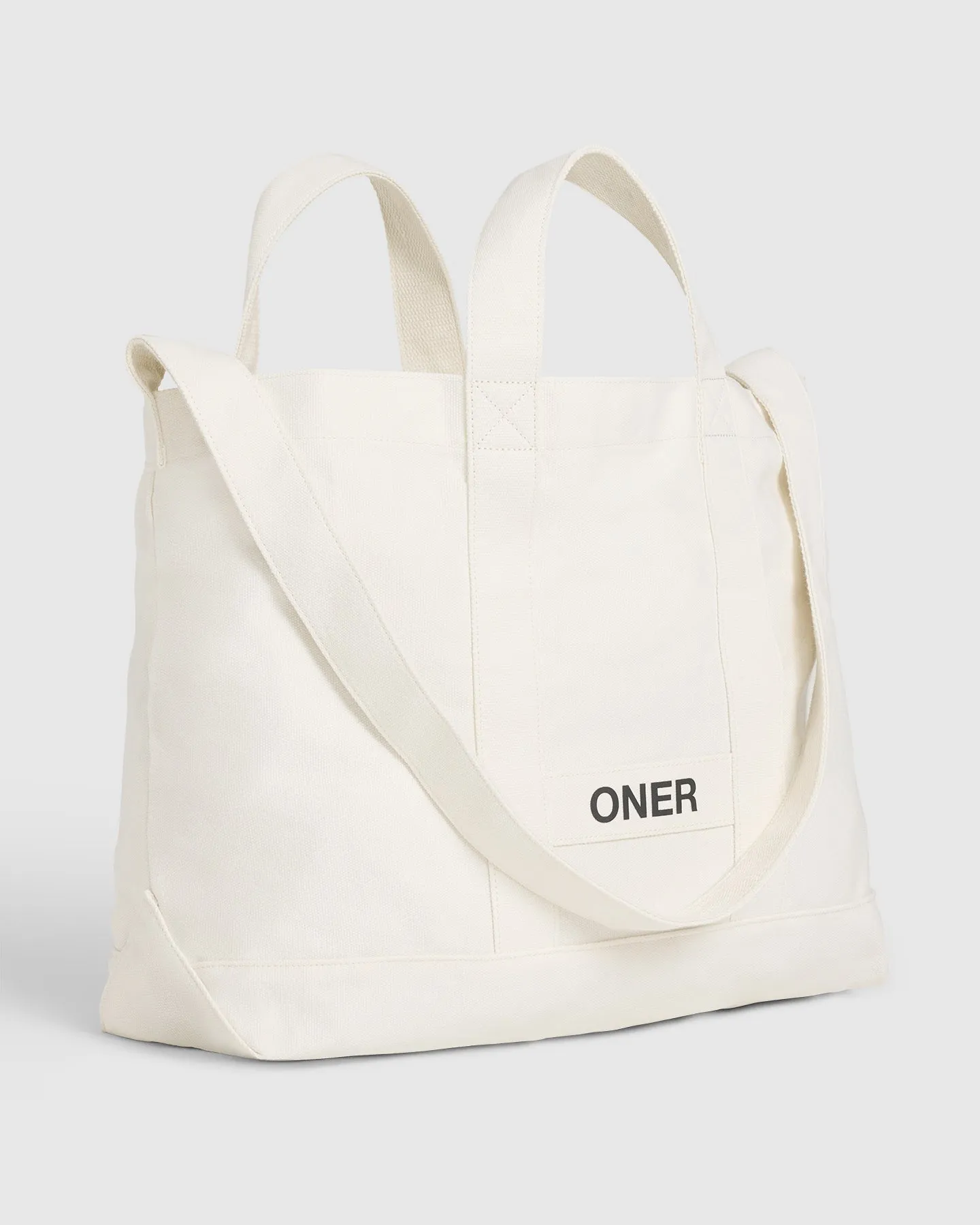 Cotton Canvas Tote | Off White