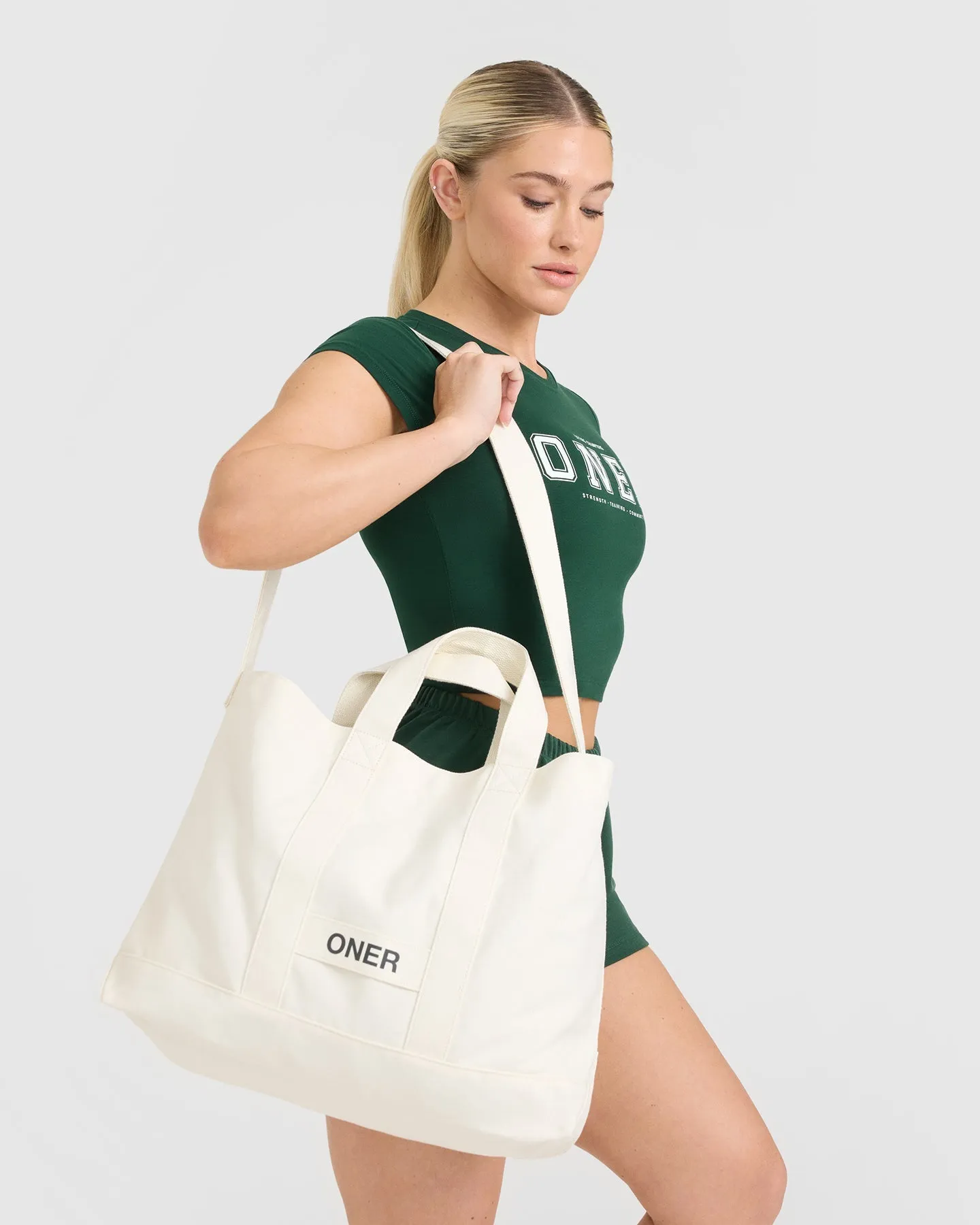 Cotton Canvas Tote | Off White