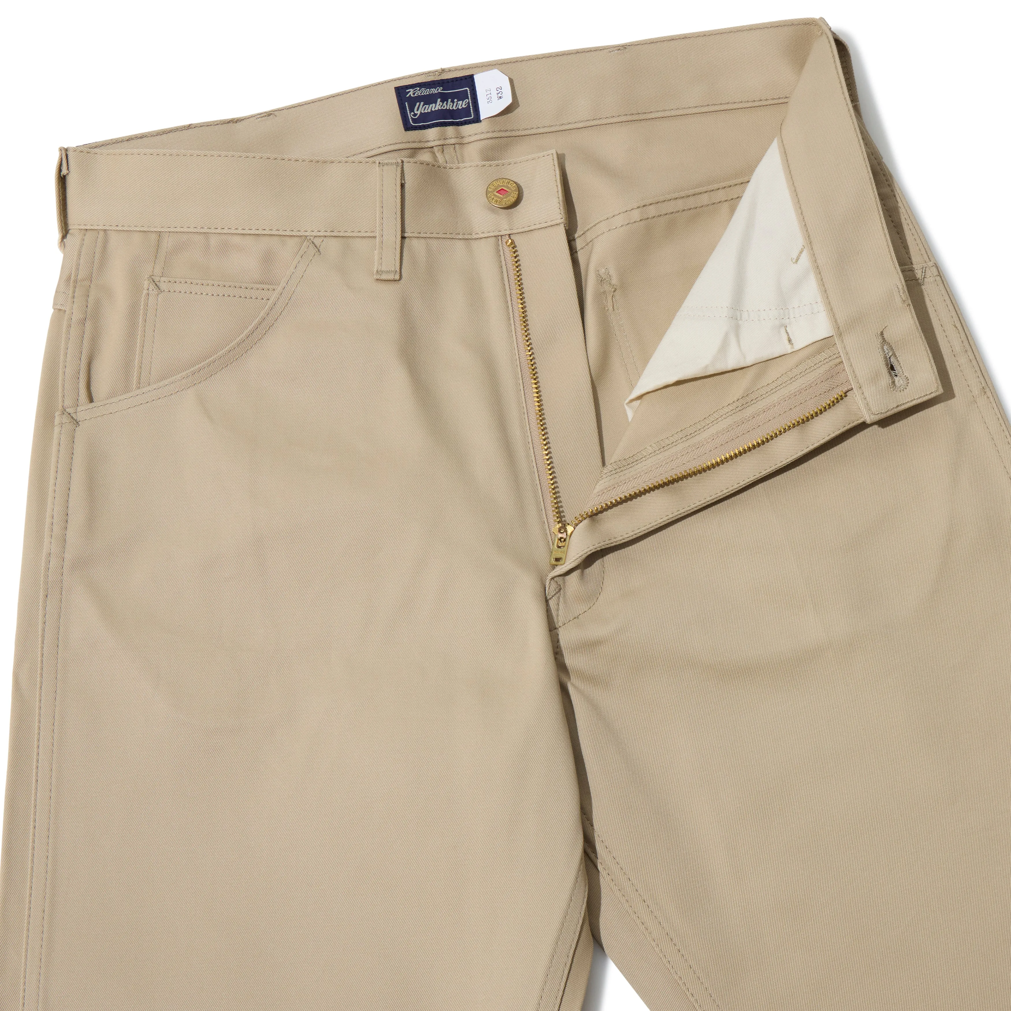 Premium Cotton Twill Mens 5-Pocket Casual Jeans