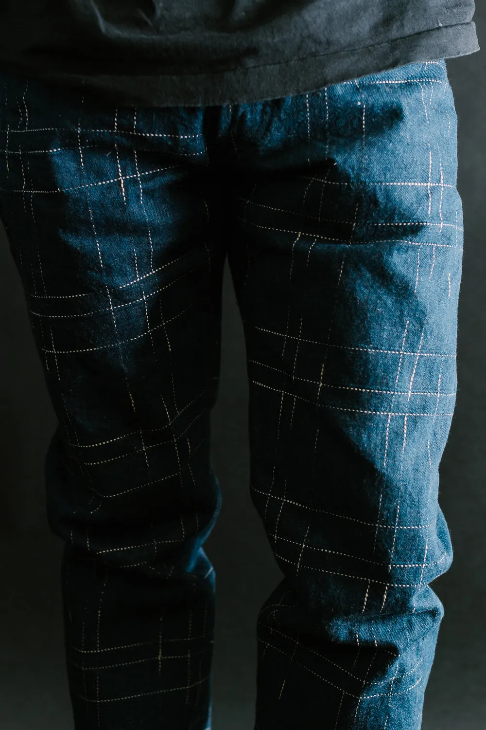 D1878S - "Midare Kasuri" Selvedge Jeans - Relaxed Taper