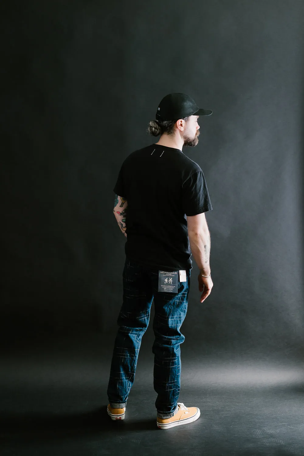 D1878S - "Midare Kasuri" Selvedge Jeans - Relaxed Taper
