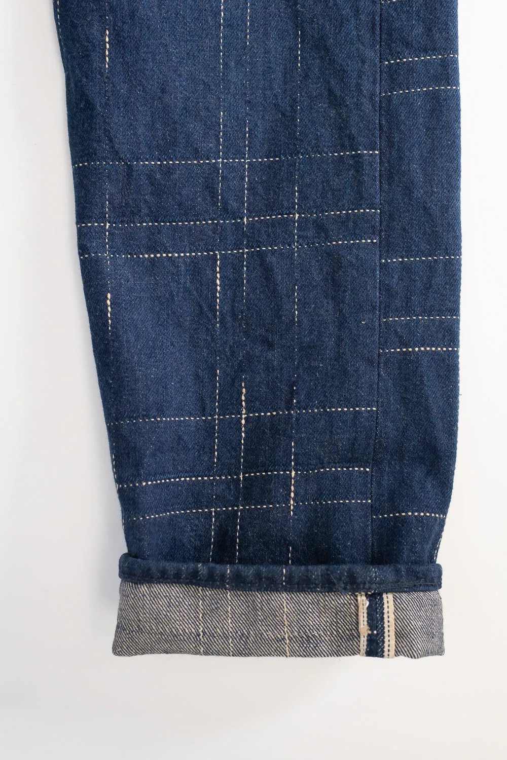 D1878S - "Midare Kasuri" Selvedge Jeans - Relaxed Taper
