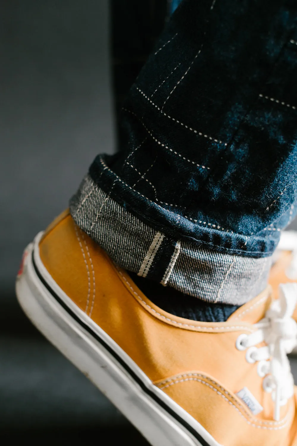 D1878S - "Midare Kasuri" Selvedge Jeans - Relaxed Taper