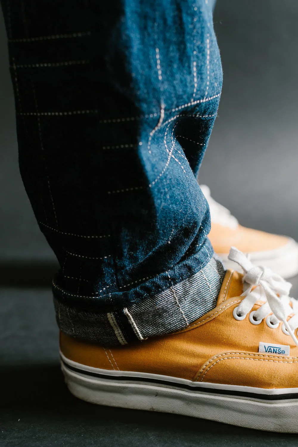 D1878S - "Midare Kasuri" Selvedge Jeans - Relaxed Taper