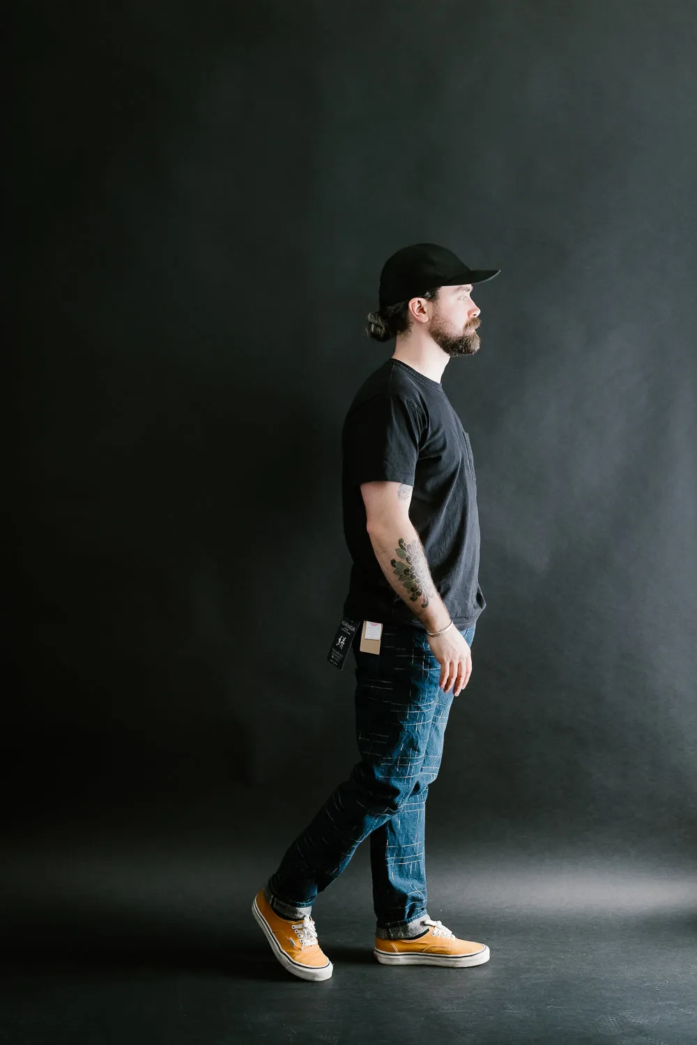 D1878S - "Midare Kasuri" Selvedge Jeans - Relaxed Taper
