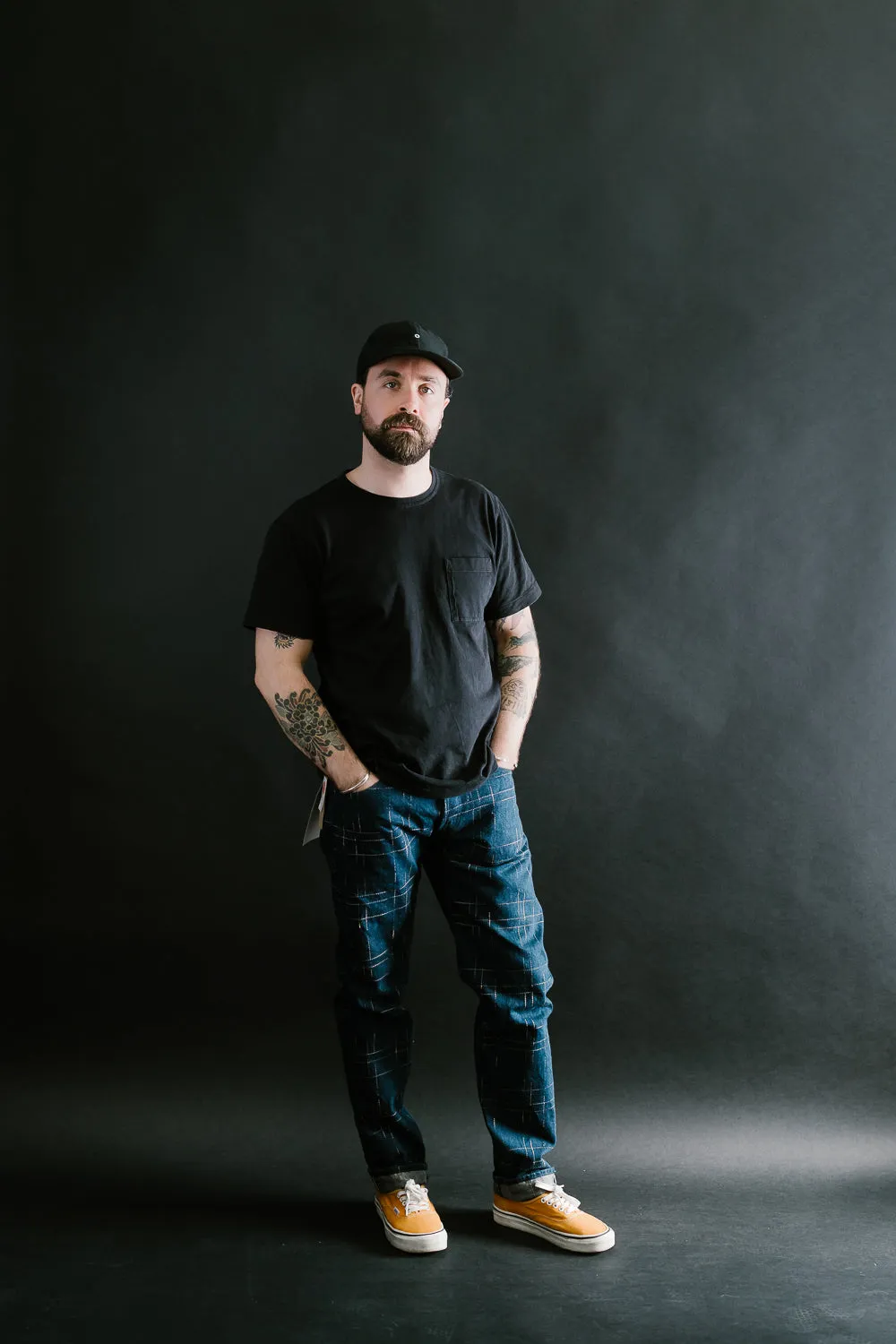 D1878S - "Midare Kasuri" Selvedge Jeans - Relaxed Taper