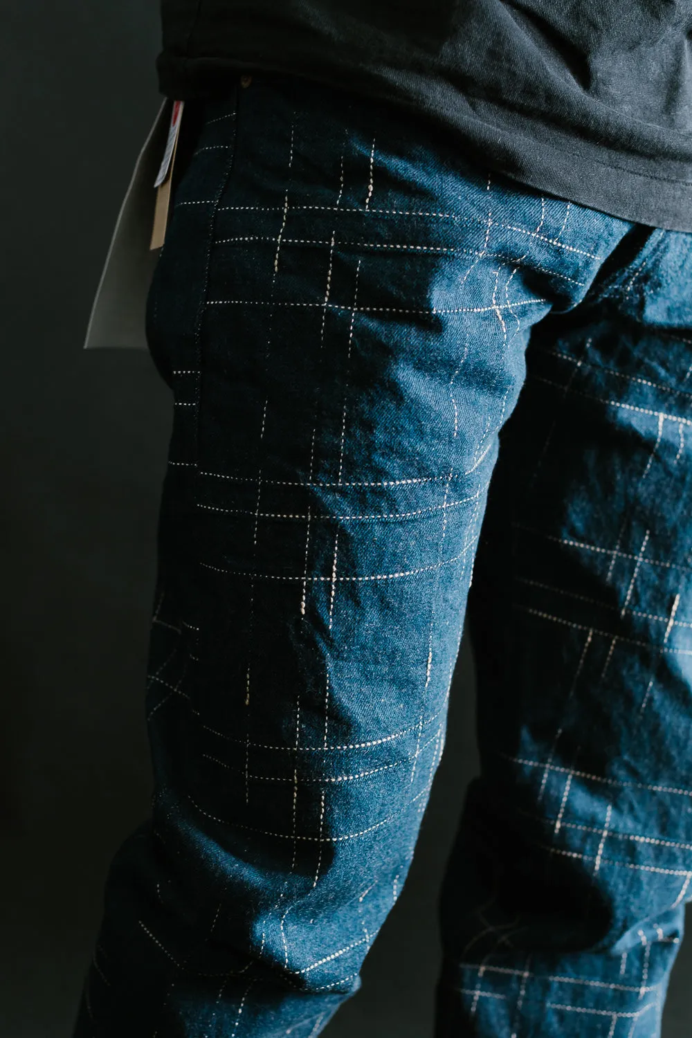 D1878S - "Midare Kasuri" Selvedge Jeans - Relaxed Taper