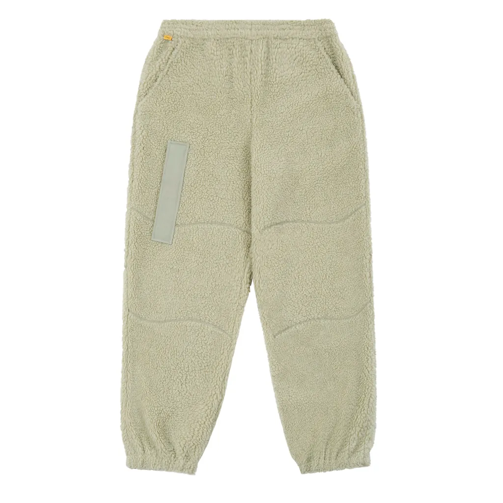 DIME SHERPA DENIM PANTS - MIST GREEN
