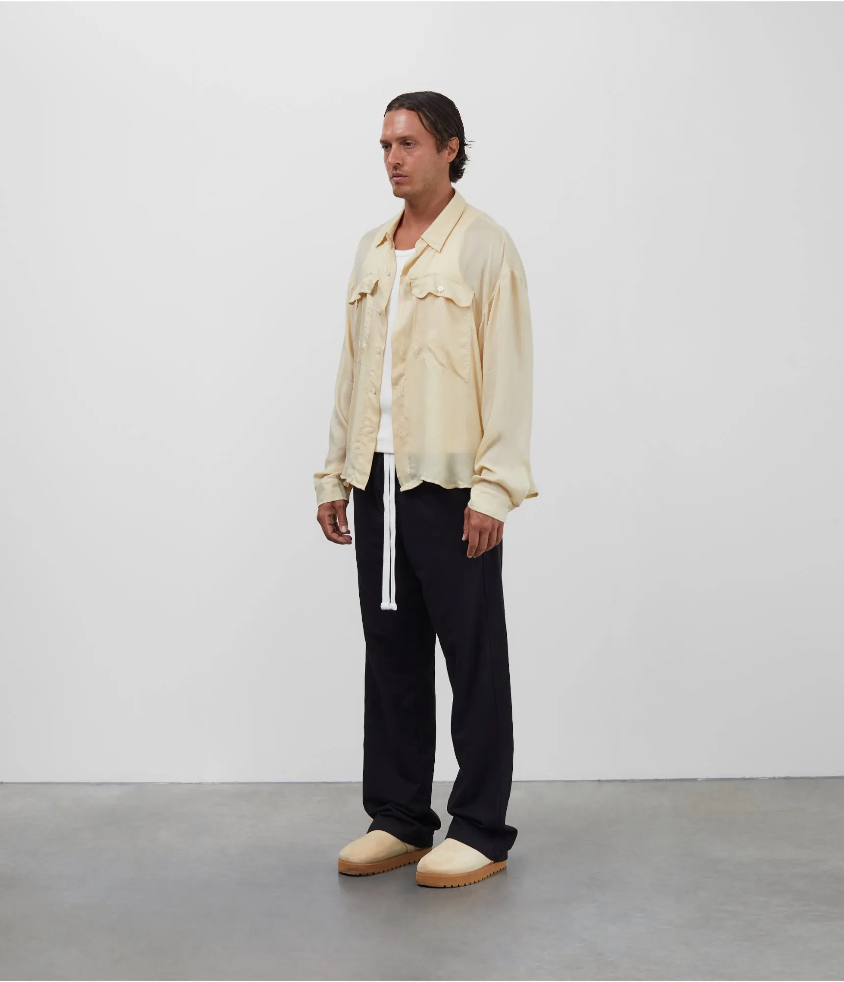 DOUBLE POCKET BOXY SHIRT