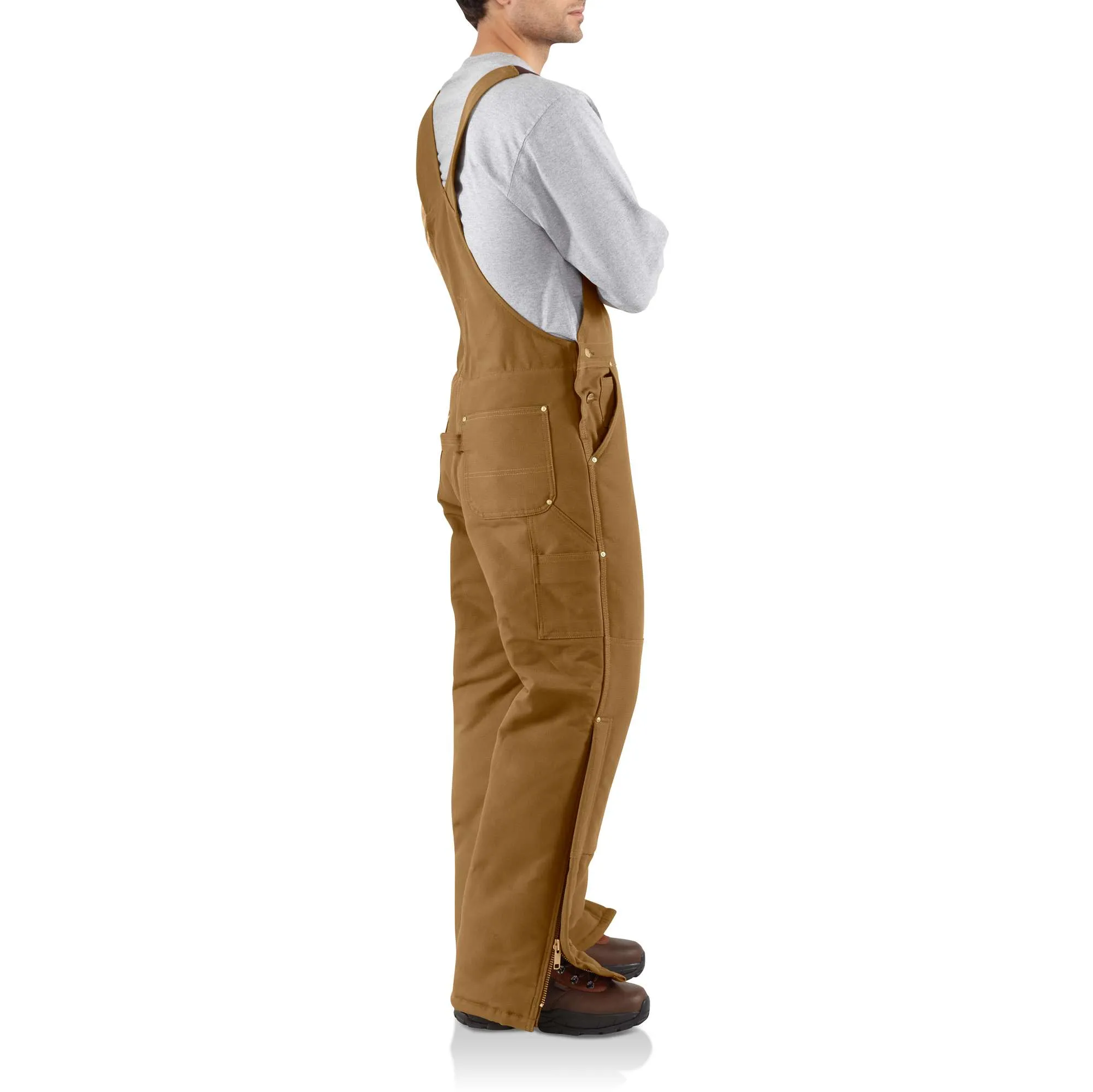 Duck Bib Overall / Arctic Quilt Lined