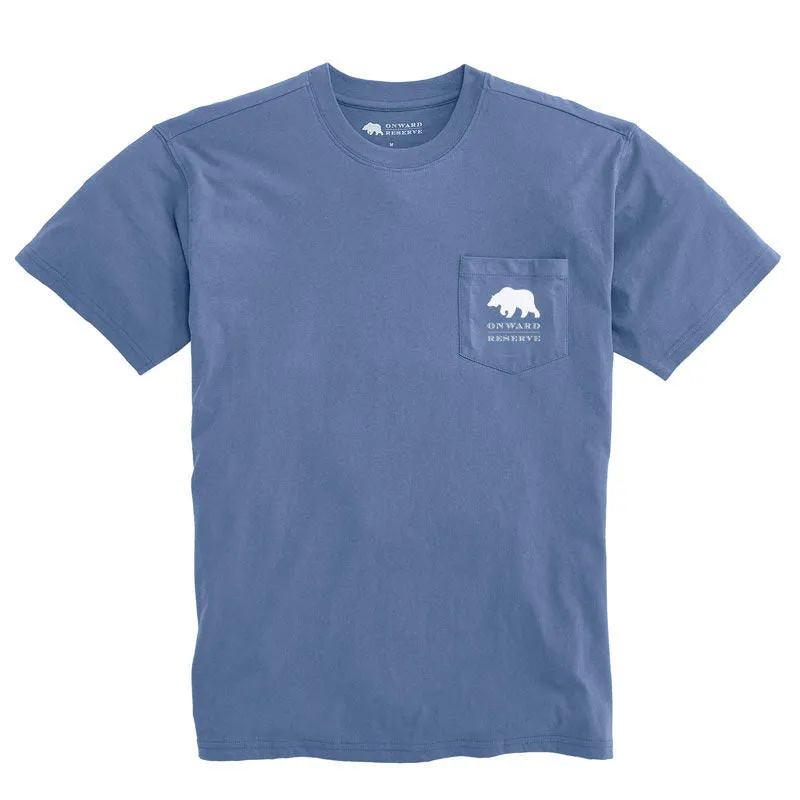 Duck Dog Short Sleeve Tee - Washed Blue