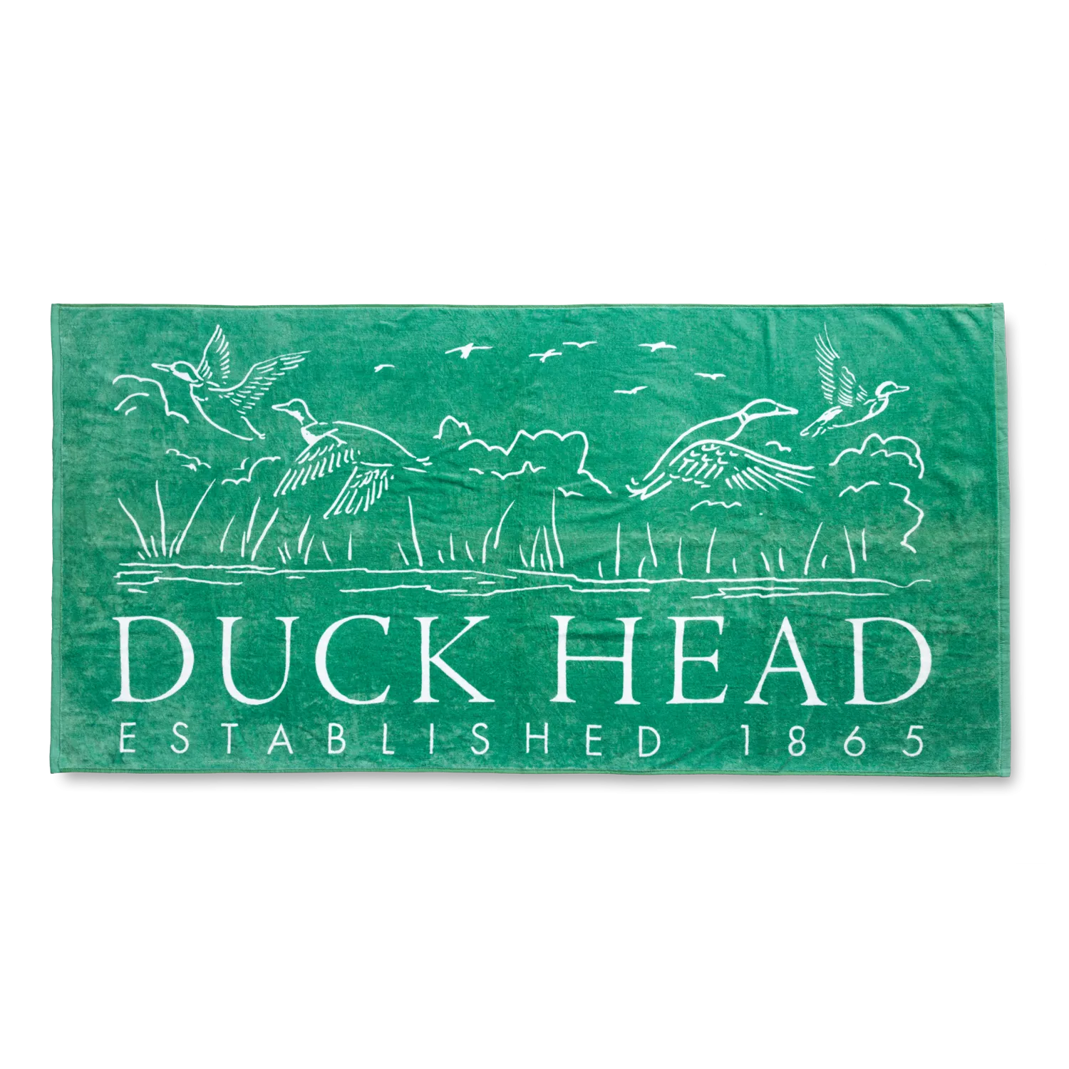 Duck Scene Beach Towel